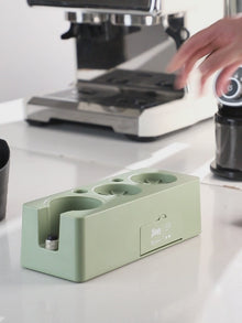 Bincoo GYKF1872 Espresso Tamping Station - Anti-Slip Coffee Tamping Station Espresso Coffee Organizer Fit for Storage 51/53/58MM Espresso Tamper, Distributor, Portafilter and Paper Filter