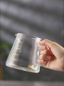 Bincoo 450ml Portable Coffee Sharing Pot – Elegant Coffee Carafe for Latte & Afternoon Tea Smooth Pour Comfort Grip