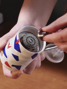 Bincoo Manual Grinder Coffee Bean Grinder with CNC 420 Core Household Small Hand Grinder Coffee Apparatus