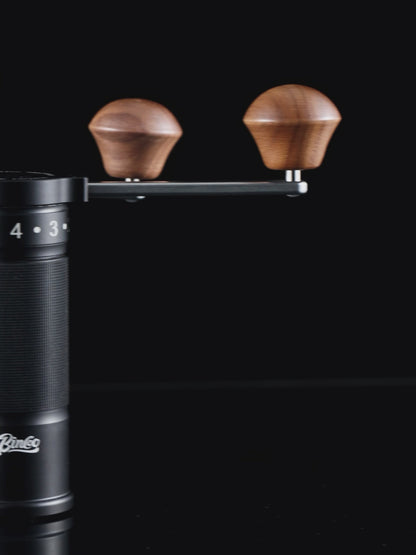 Bincoo SM01 Manual Coffee Grinder Portable Mill 420 Stainless Steel Six-Star Core Straight Shank Hand Foldable Coffee Grinder