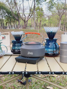 Bincoo GYKF0695 Pour Over Coffee Maker Set with Dripper Size 02,600ml Glass Coffee Server Set,60 Angle TaperedGlass Coffee Dripper with Stand&Filter Paper for Home Office Gift (Green)