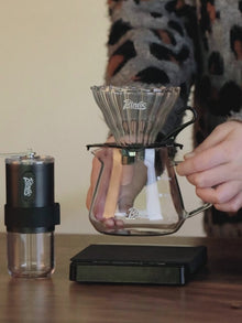 BINCOO Coffee Filter Cup Sharing Pot Drip Filter V01 Funnel Hand Brew Coffee Pot Set Utensils v60