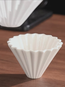 Bincoo Coffee Filter Paper Holder, Heat-Resistant Tritan Coffee Press Ring, Pour Over Assistant, Household Coffee Accessories