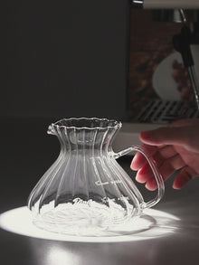 Bincoo 650ml Pour Over Coffee Maker Coffee Dripper Set Hand-brewed Coffee Pot Glass Sharing Pot Filter Cup