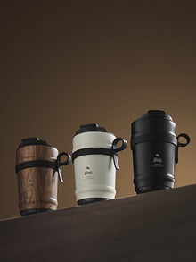 【Exhibition】Vietnam Expo Presale - Pick Up On-Site BINCOO GYKF1908 Coffee Cup Leak-proof Ceramic Liner Coffee Mug Thermal Tumbler Portable 316 Stainless Steel for Home Office Outdoor Travel and in Car 330ML