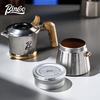 BINCOO Espresso Portafilter Tamper Coffee Powder Press Coffee Powder Packer Prevents Powder Flyaway and Spillage
