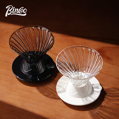 Bincoo Hand Brewing Coffee Pot Set Glass Smart Filter Cup V60 Share Pot Coffee Kettle Coffee Scale 600ML