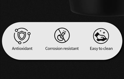 Bincoo 51/58mm Coffee Dosing Cup - Food-Grade Stainless Steel Espresso Powder Receiver, Multi-Use Coffee Porter for Weighing Beans & Catching Grounds, Black