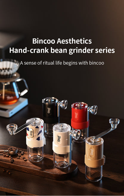 BINCOO Colorful bean grinder   Portability and design aesthetics   SM05 comprehensively masters grinding
